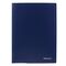 Папка на 2 кольцах BRAUBERG "Office", 25 мм, синяя, до 170 листов, 0,5 мм, 227494