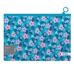 Папка-конверт на молнии Berlingo "Flowers" А4, 180мкм, с рисунком