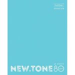 Тетрадь А5 48 л. HATBER Premium скоба, клетка,глянцевая ламинация, "NEWtone PASTEL Незабудка", 48Т5лA1_05025