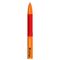 Ручка шариковая Berlingo "Tribase grip orange" красная, 0,7мм, грип