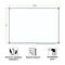 Доска магнитно-маркерная OfficeSpace, 50*70см, алюминиевая рамка Slim, полочка
