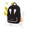 Рюкзак Berlingo Cool "Bunny black" 41*29*11 см, 2 отделения, 4 кармана, уплотненная спинка