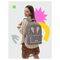 Рюкзак Berlingo Cool "Bunny grey" 41*29*11см, 2 отделения, 4 кармана, уплотненная спинка