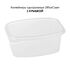Контейнеры одноразовые OfficeClean 350мл, набор 20шт., С КРЫШКАМИ, 138*102*41мм, ПП, прозрачные
