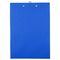 Планшет с зажимом OfficeSpace А4, ПВХ, синий