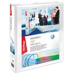 Папка на 4 кольцах Berlingo, панорама, 65мм, ПВХ, белая