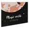Записная книжка 170*170 мм 40л. на скрепке MESHU "Magic world", soft-touch ламинация, тиснение фольгой, блок без линовки, 80г/м2
