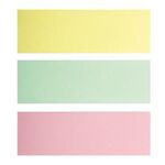 Закладки клейкие BRAUBERG ПАСТЕЛЬНЫЕ, бумажные, 76х25 мм, 3 цвета х 100 листов, ассорти, европодвес, 124812