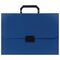 Портфель пластиковый STAFF А4 (330х235х36 мм), 7 отделений, индексные ярлыки, синий, 229242
