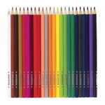 Карандаши цветные ЮНЛАНДИЯ "СЛАДКИЕ ИСТОРИИ", 24 цвета, трехгранные заточенные, 181395