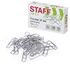Скрепки STAFF "EVERYDAY", 28 мм, оцинкованные, 100 шт., в картонной коробке, Россия, 224799