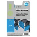 Картридж струйный CACTUS (CS-CZ130) для плоттеров HP DesignJet T120/T520, голубой