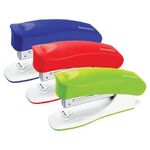 Степлер №10 BRAUBERG "METROPOLIS", до 20 листов, с антистеплером, ассорти, 228751