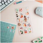 Наклейки объемные MESHU "Terracotta", 10*24см, 23 наклейки, инд. уп., европодвес