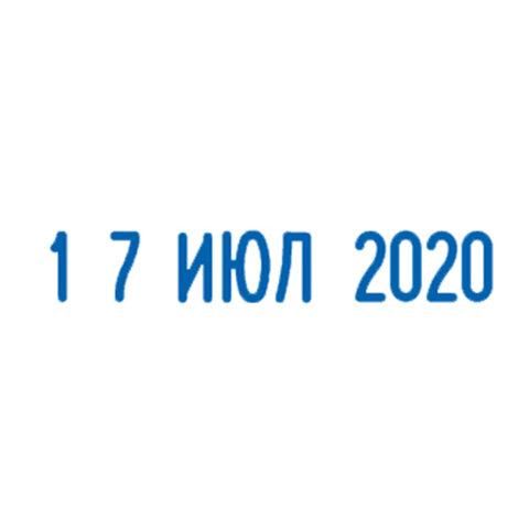 Датер ручной ленточный, оттиск 25х4 мм, месяц буквами, TRODAT 1010, 78471