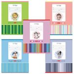 Тетрадь 12 л., HATBER, косая линия, обложка картон, "Мультяшки" (5 видов в спайке), 12Т5В6