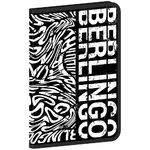 Папка на молнии Berlingo "Monochrome" А4, 600мкм, с рисунком