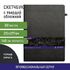 Скетчбук, черная бумага 140 г/м2 210х297 мм, 80 л., КОЖЗАМ, резинка, карман, BRAUBERG ART, черный, 113206