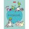Блокнот МАЛЫЙ ФОРМАТ А6 105х145 мм, 24 л., скоба, ламинированная бумага, HATBER, Животные, 24Б6В1
