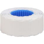 Этикет-лента OfficeSpace, 22*12мм, волна, белая, 800 этикеток