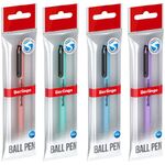 Ручка шариковая автоматическая Berlingo "Instinct" синяя, 0,7мм, корпус ассорти, 1шт. в пакете