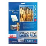 Пленка LOMOND для черно-белых и цветных лазерных принтеров, самоклеящаяся, прозрачная, 80 мкм, А4, 25 шт., 2800003