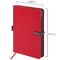 Ежедневник датированный 2024 А5 138x213 мм BRAUBERG "Inspiration", под кожу, цветной срез, красный, 114986