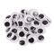 Глазки для творчества самоклеящиеся, вращающиеся, черно-белые, 10 мм, 30 шт., ОСТРОВ СОКРОВИЩ, 661309