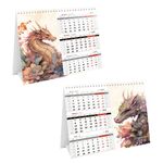 Календарь-домик настольный, OfficeSpace "Mono Premium. Символ года", 2024г.