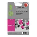 Картридж струйный CACTUS (CS-CLI471XLM) для CANON PIXMA MG5740/6840/7740, пурпурный