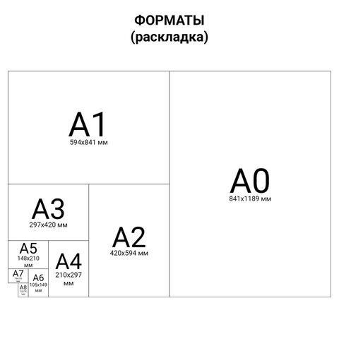 Скетчбук, акварельная белая бумага 300 г/м2, 200х200 мм, 20 л., гребень, SoftTouch, брайль, "Venice", 97262