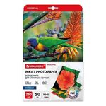 Фотобумага матовая, 10х15 см, 230 г/м2, односторонняя, 50 листов, BRAUBERG ORIGINAL, 363974