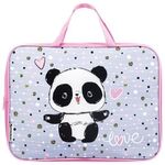 Папка на молнии с ручками BRAUBERG А4, 1 отделение, полиэстер, 80 мм, "Funny panda", 271127