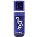 Флеш-диск 16 GB SMARTBUY Glossy USB 3.0, тёмно-синий, SB16GBGS-DB