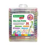 Ручки гелевые АРОМАТИЗИРОВАННЫЕ, НАБОР 30 ЦВЕТОВ, "FRUITS", линия письма 0,5 мм, BRAUBERG KIDS, 143823