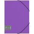 Папка на резинке Berlingo "Fuze" А4, 600мкм, фиолетовая