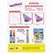 Папка для акварели А4, 10 листов, 180 г/м2, ЮНЛАНДИЯ, 210х297 мм, "Прекрасные бабочки", 111072