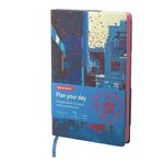 Ежедневник недатированный А5 (138х213 мм), BRAUBERG VISTA, под кожу, гибкий, 136 л., "Romantic", 112043