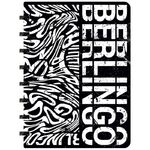 Бизнес-тетрадь А5+, 80л., Berlingo "Monochrome", клетка, на кольцах, с возм. замены блока, 80г/м2, пластик. обложка 700мкм, линейка-закладка