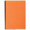 Тетрадь А4, 80 листов, BRAUBERG "Metropolis", спираль пластиковая, клетка, обложка пластик, ОРАНЖЕВЫЙ, 403395