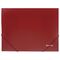 Папка на резинках BRAUBERG, стандарт, красная, до 300 листов, 0,5 мм, 221622