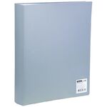 Папка с 80 вкладышами OfficeSpace А4, 30мм, 600мкм, пластик, серая