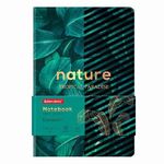 Блокнот А5 (143x210 мм), BRAUBERG VISTA "Nature", под кожу, твердый, срез фольга, 80 л., 112078