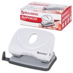 Дырокол BRAUBERG "Original", до 20 листов, белый, 227787