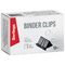 Зажимы для бумаг 41мм, Berlingo, 12шт., черные, картонная коробка