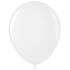 Воздушные шары, 50шт., М12/30см, MESHU, пастель, белый