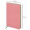 Ежедневник недатированный А5 138х213 мм BRAUBERG "Metropolis Mix", под кожу, 136 л., розовый, 113295