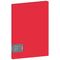 Папка с 20 вкладышами Berlingo "Soft Touch", 17мм, 700мкм, красная, с внутр. карманом