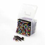 Маркеры для скетчинга двусторонние BRAUBERG ART DEBUT "BLACK", НАБОР 120 шт., пластиковый кейс, 152134