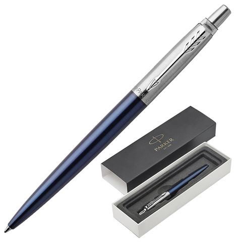 Ручка шариковая PARKER "Jotter Core Royal Blue CT", корпус синий, детали хром, синяя, 1953186